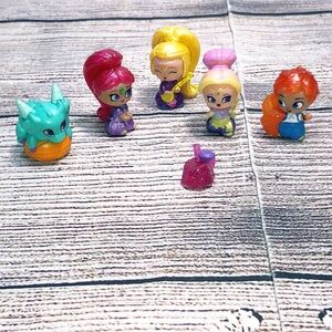 Shimmer & Shine Lot of 6 Mini Figures